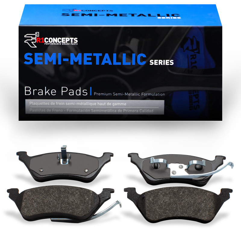 Dodge Caravan Brake Pads - Rear - R1 Concepts - Semi Met - `01-`07